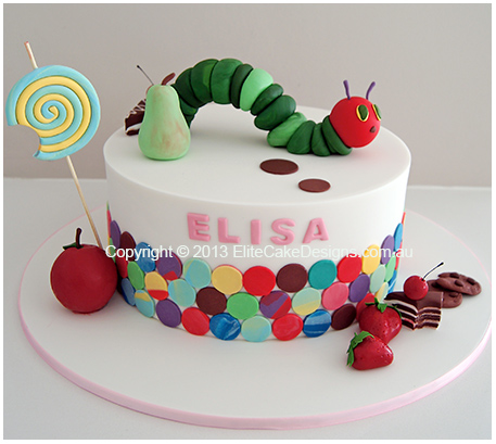 Hungry Caterpillar Birthday cake